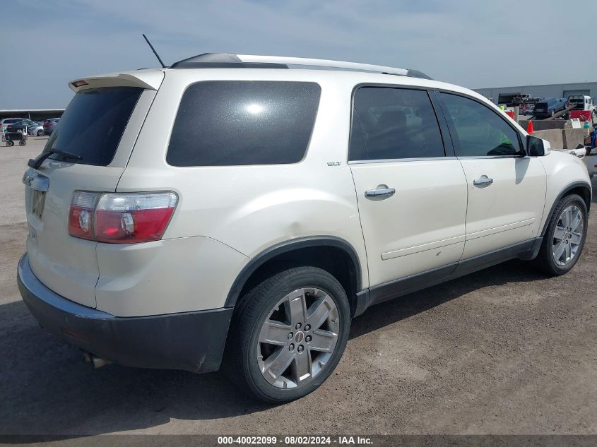 2010 GMC Acadia Slt-2 VIN: 1GKLRNED6AJ187403 Lot: 40022099