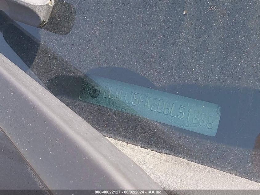 2013 Lincoln Mkt VIN: 2LMHJ5FK2DBL51888 Lot: 40022127