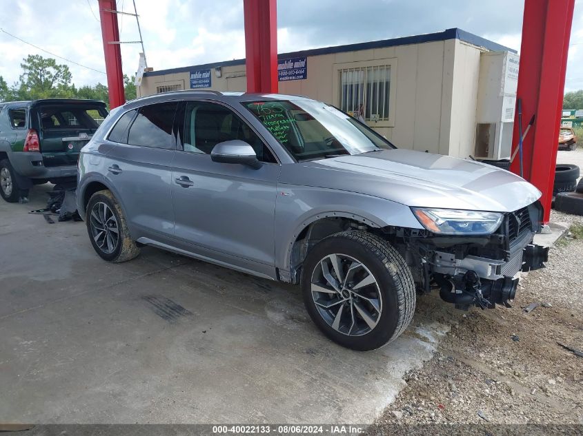 2022 Audi Q5 Premium Plus 45 Tfsi S Line Quattro S Tronic VIN: WA1EAAFY6N2076298 Lot: 40022133