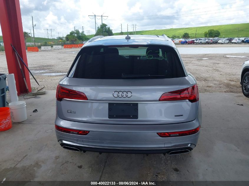 2022 Audi Q5 Premium Plus 45 Tfsi S Line Quattro S Tronic VIN: WA1EAAFY6N2076298 Lot: 40022133