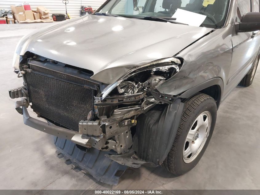 2006 Honda Cr-V Lx VIN: SHSRD78556U446281 Lot: 40022169