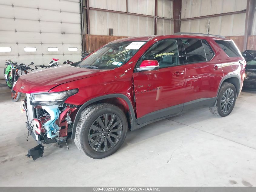 2023 Chevrolet Traverse Awd Rs VIN: 1GNEVJKW5PJ186113 Lot: 40022170