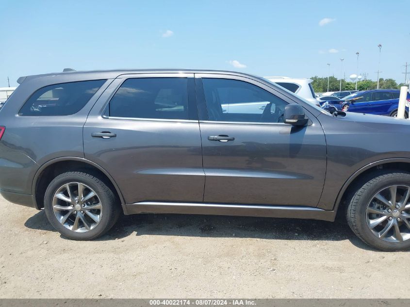 2018 Dodge Durango Gt Awd VIN: 1C4RDJDG3JC133165 Lot: 40022174