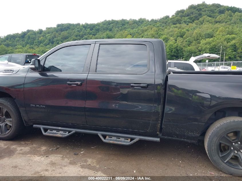 2021 Ram 1500 Big Horn 4X4 6'4 Box VIN: 1C6SRFMT1MN672011 Lot: 40022211