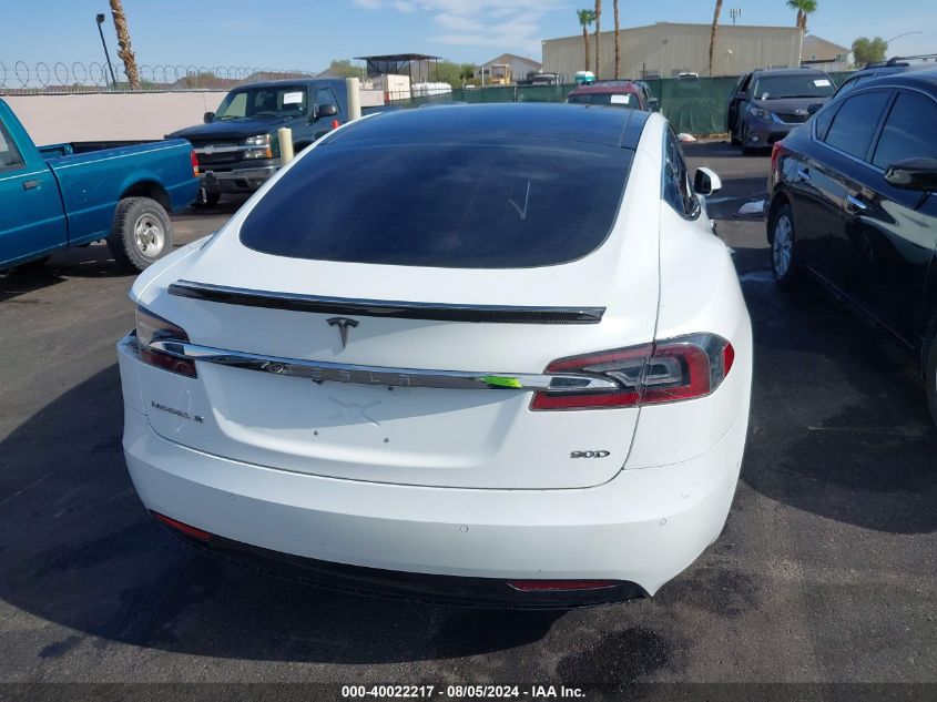 2016 Tesla Model S 60D/70D/75D/85D/90D VIN: 5YJSA1E2XGF144057 Lot: 40022217