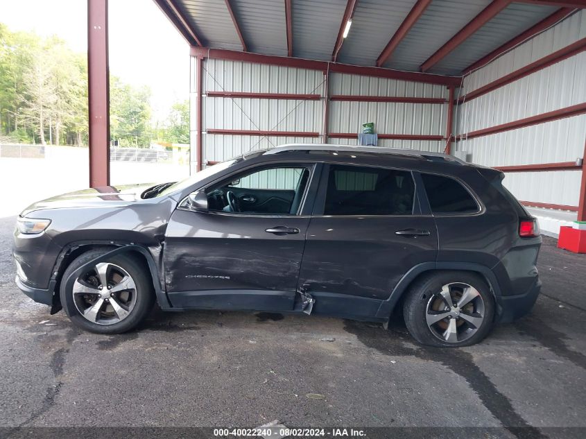 2019 Jeep Cherokee Limited 4X4 VIN: 1C4PJMDN3KD252166 Lot: 40022240