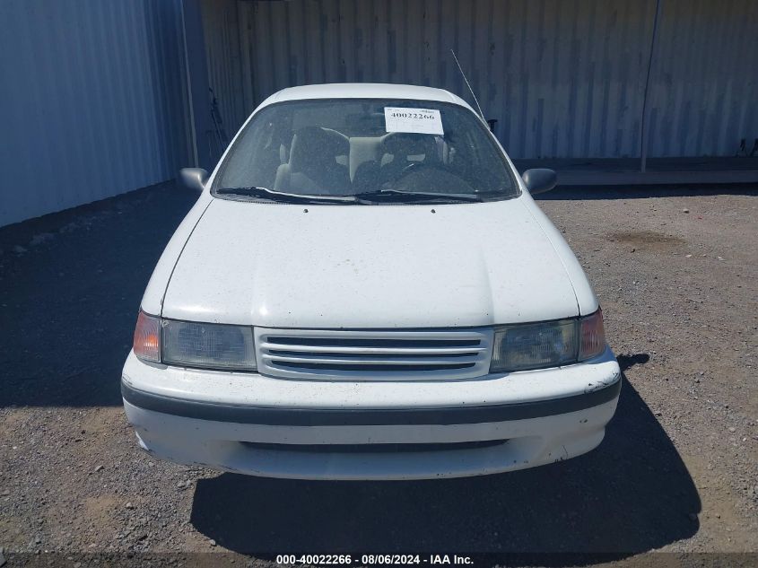 1991 Toyota Tercel Deluxe VIN: JT2EL43B0M0127220 Lot: 40022266