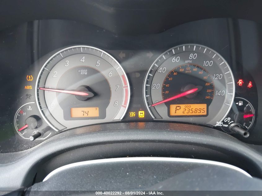 2010 Toyota Corolla S VIN: 1NXBU4EE0AZ302919 Lot: 40022292