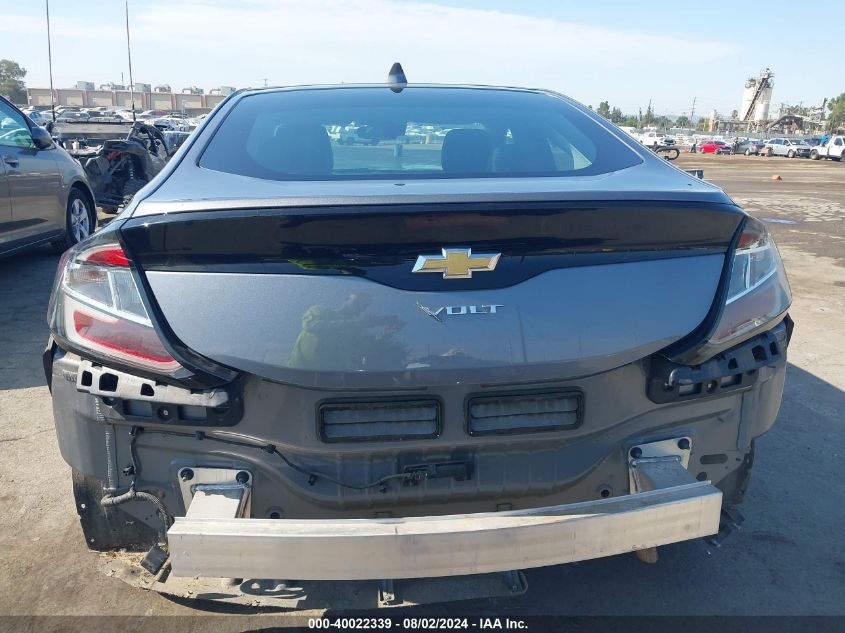 2018 Chevrolet Volt Premier VIN: 1G1RD6S50JU151995 Lot: 40022339