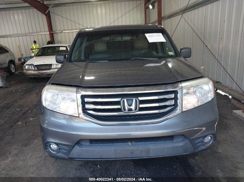 2013 Honda Pilot Ex-L VIN: 5FNYF4H62DB061357 Lot: 40022341