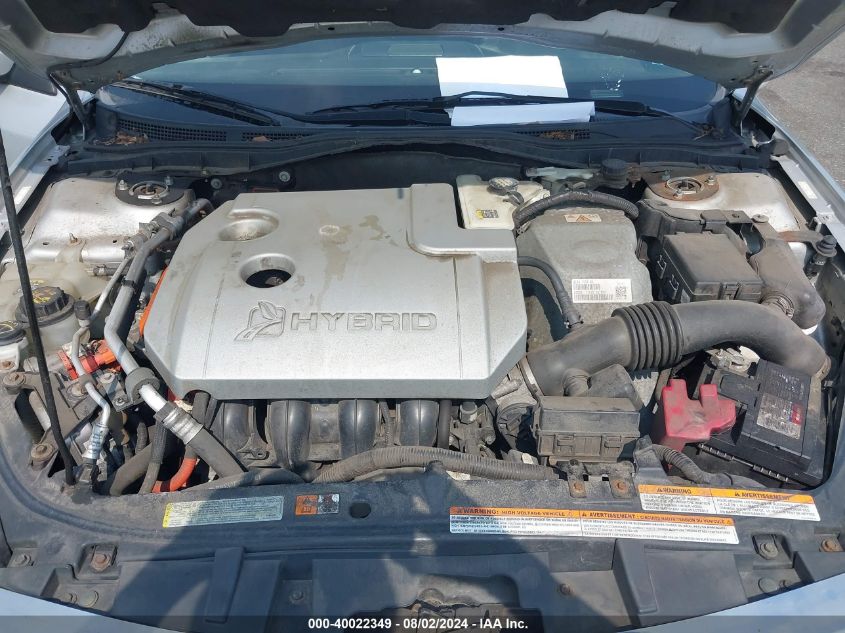 2011 Ford Fusion Hybrid Hybrid VIN: 3FADP0L35BR216647 Lot: 40022349