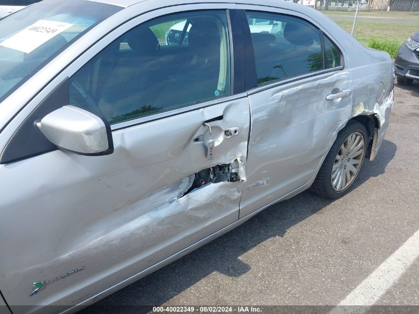 2011 Ford Fusion Hybrid Hybrid VIN: 3FADP0L35BR216647 Lot: 40022349