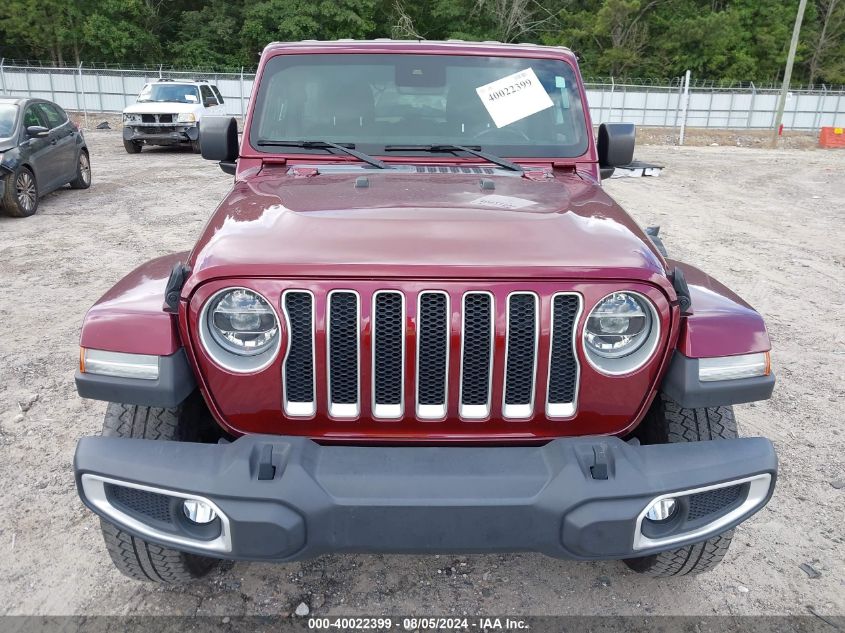 2021 Jeep Wrangler Unlimited Sahara 4X4 VIN: 1C4HJXEG0MW572977 Lot: 40022399