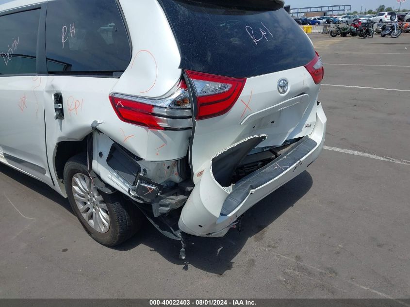 2015 Toyota Sienna Xle Premium 8 Passenger VIN: 5TDYK3DC9FS592619 Lot: 40022403