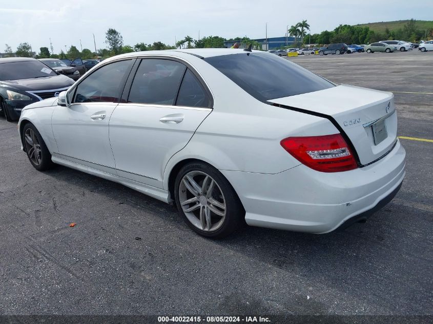 2014 MERCEDES-BENZ C 250 LUXURY/SPORT - WDDGF4HB6EG213064