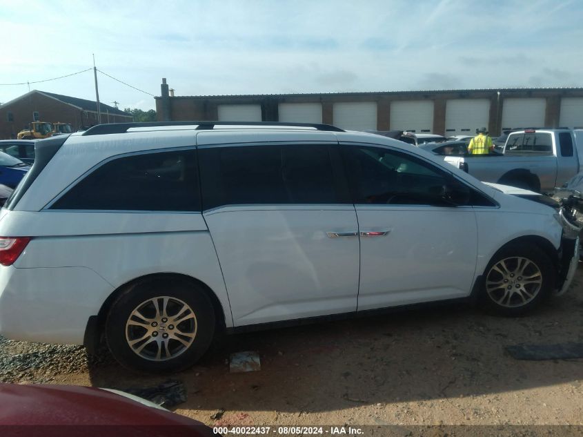 2013 Honda Odyssey Ex-L VIN: 5FNRL5H6XDB057169 Lot: 40022437