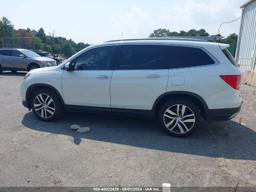 2016 Honda Pilot Touring VIN: 5FNYF6H95GB017119 Lot: 40022439