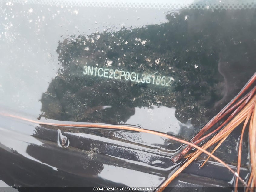 2016 Nissan Versa Note S (Sr)/S Plus/Sl/Sr/Sv VIN: 3N1CE2CP0GL361862 Lot: 40022461