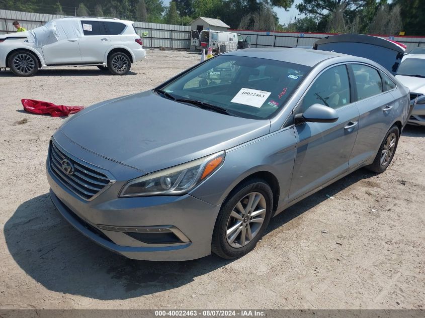 5NPE24AF9FH201143 2015 HYUNDAI SONATA - Image 2