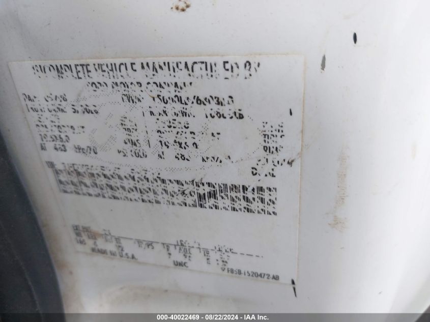 1999 Ford F-450 Lariat/Xl/Xlt VIN: 1FDXF46F2XEA98702 Lot: 40022469