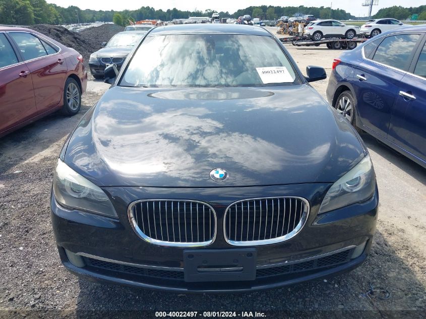 2012 BMW 750Li VIN: WBAKB8C57CC962871 Lot: 40022497