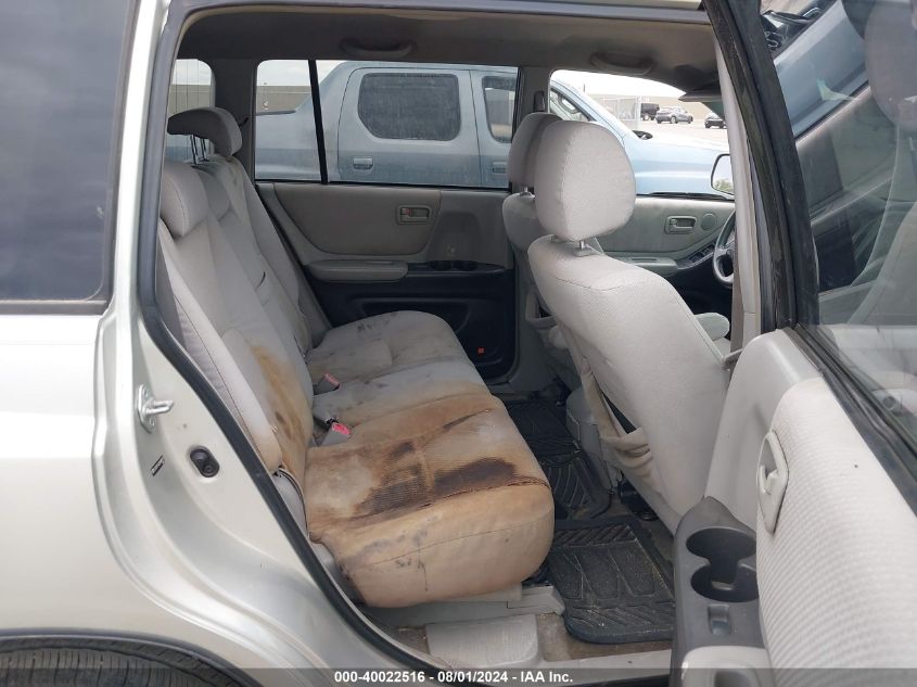 2005 Toyota Highlander V6 VIN: JTEDP21A250049915 Lot: 40022516