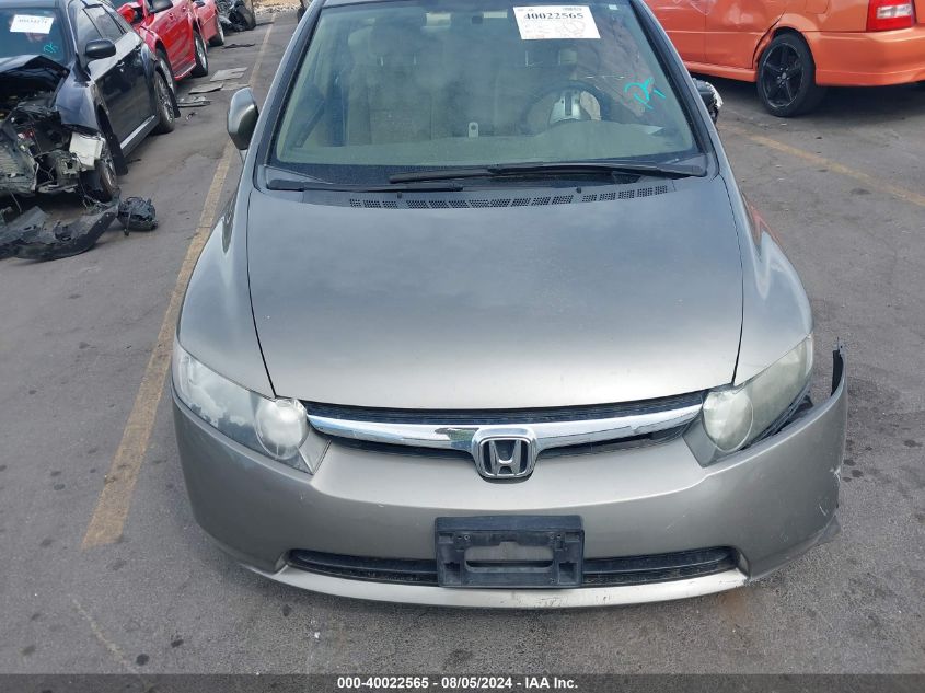 2006 Honda Civic Hybrid VIN: JHMFA36296S022463 Lot: 40022565