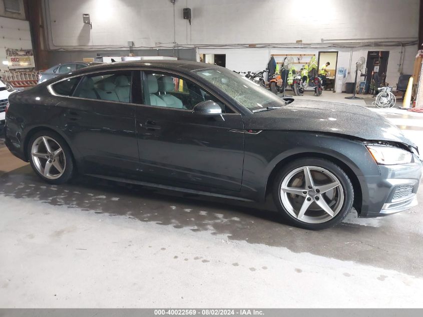 2018 Audi A5 2.0T Premium VIN: WAUENCF55JA090315 Lot: 40022569