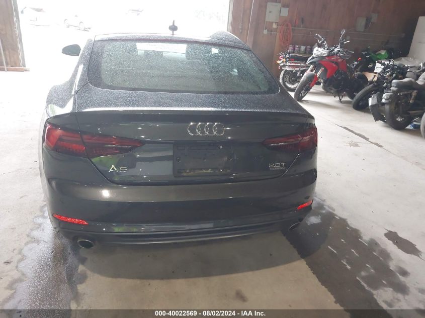 2018 Audi A5 2.0T Premium VIN: WAUENCF55JA090315 Lot: 40022569