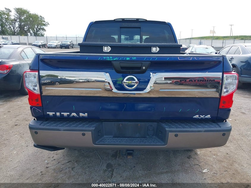 2017 Nissan Titan Platinum Reserve VIN: 1N6AA1E57HN503547 Lot: 40022571