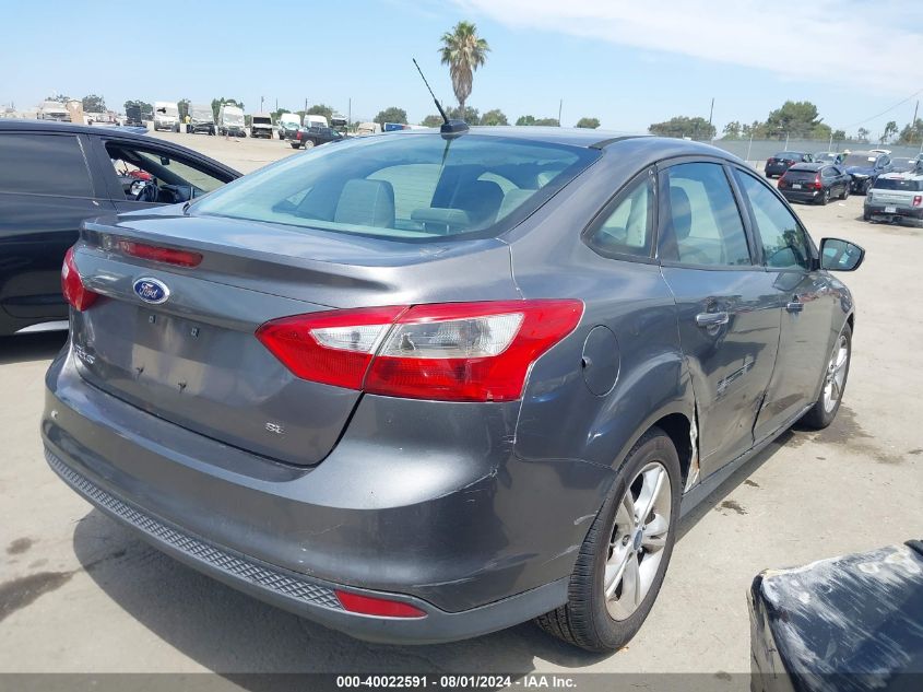 2014 Ford Focus Se VIN: 1FADP3F2XEL123596 Lot: 40022591