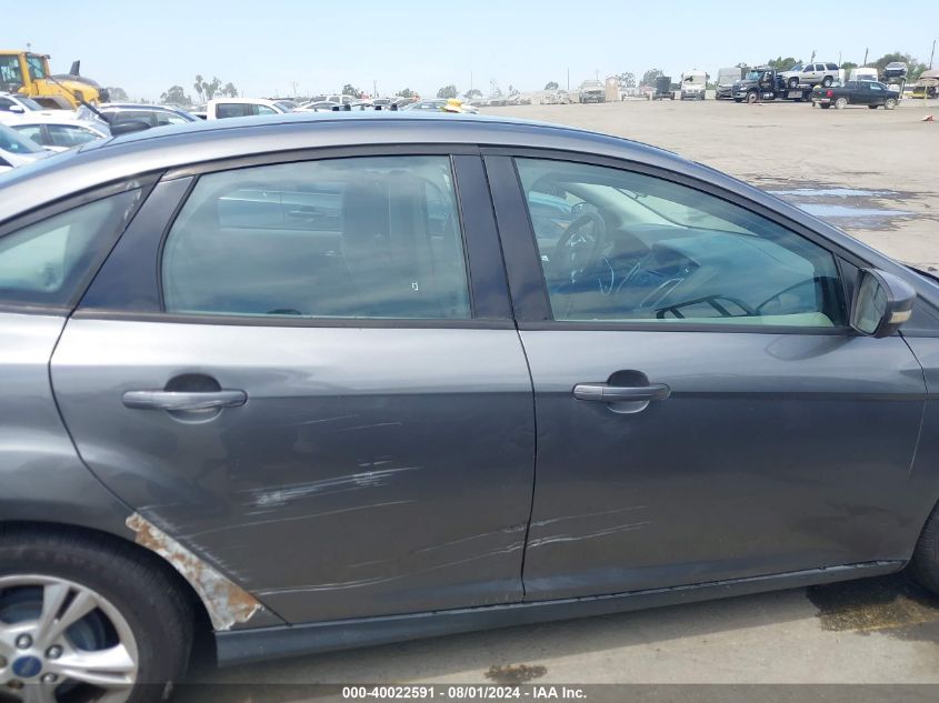 2014 Ford Focus Se VIN: 1FADP3F2XEL123596 Lot: 40022591