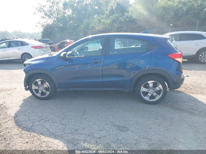 2016 Honda Hr-V Lx VIN: 3CZRU6H34GM770748 Lot: 40022639