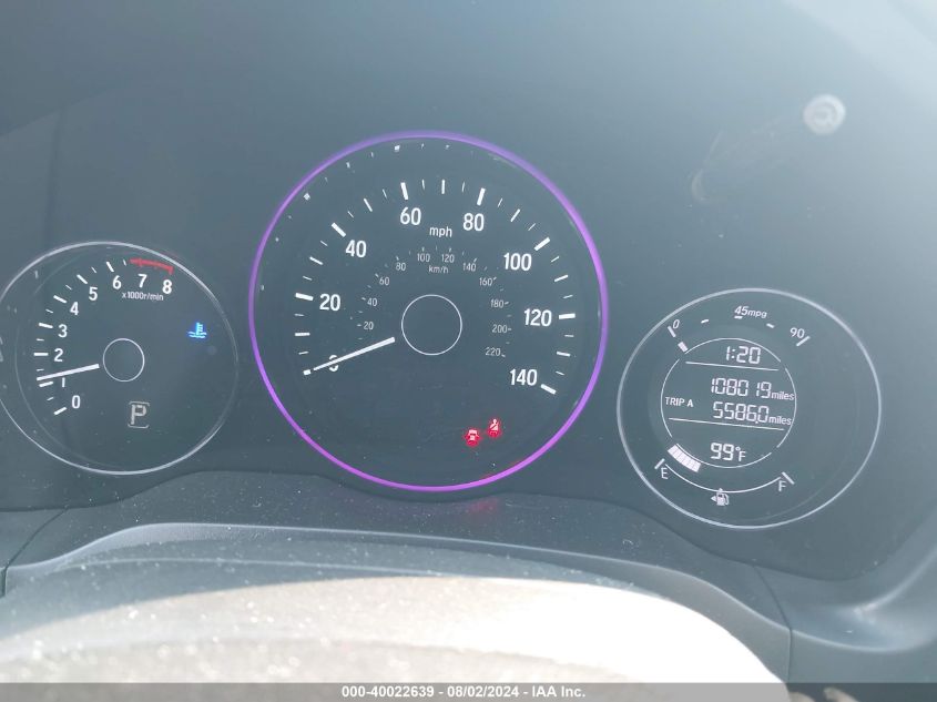 2016 Honda Hr-V Lx VIN: 3CZRU6H34GM770748 Lot: 40022639