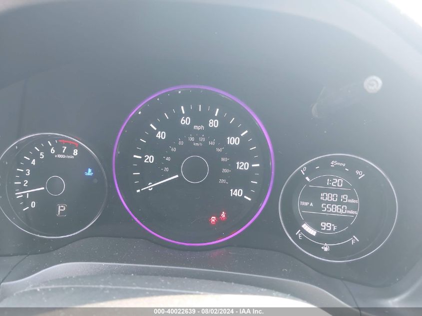 2016 Honda Hr-V Lx VIN: 3CZRU6H34GM770748 Lot: 40022639