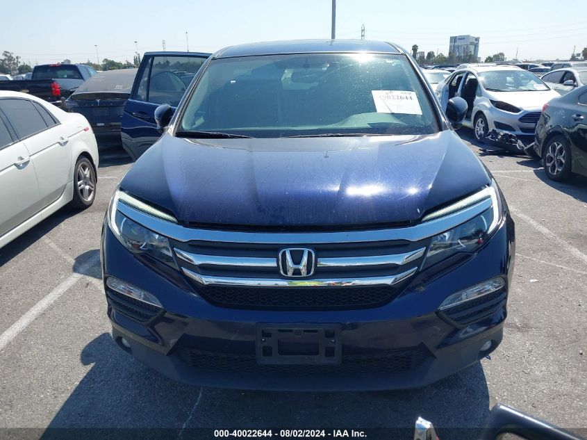 5FNYF5H52HB017197 2017 Honda Pilot Ex-L