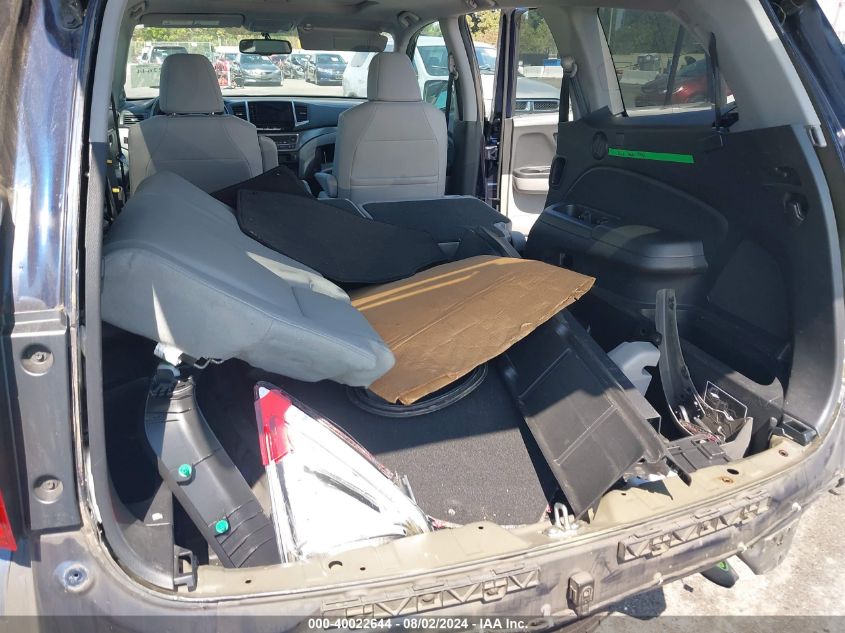 5FNYF5H52HB017197 2017 Honda Pilot Ex-L