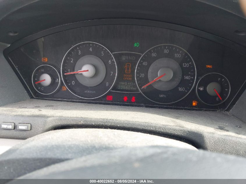 2007 Kia Amanti VIN: KNALD125875137732 Lot: 40022652