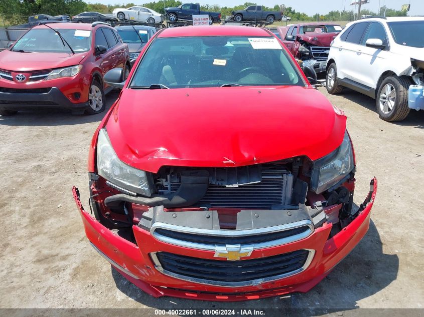 2015 Chevrolet Cruze Ls Auto VIN: 1G1PA5SH7F7172580 Lot: 40022661