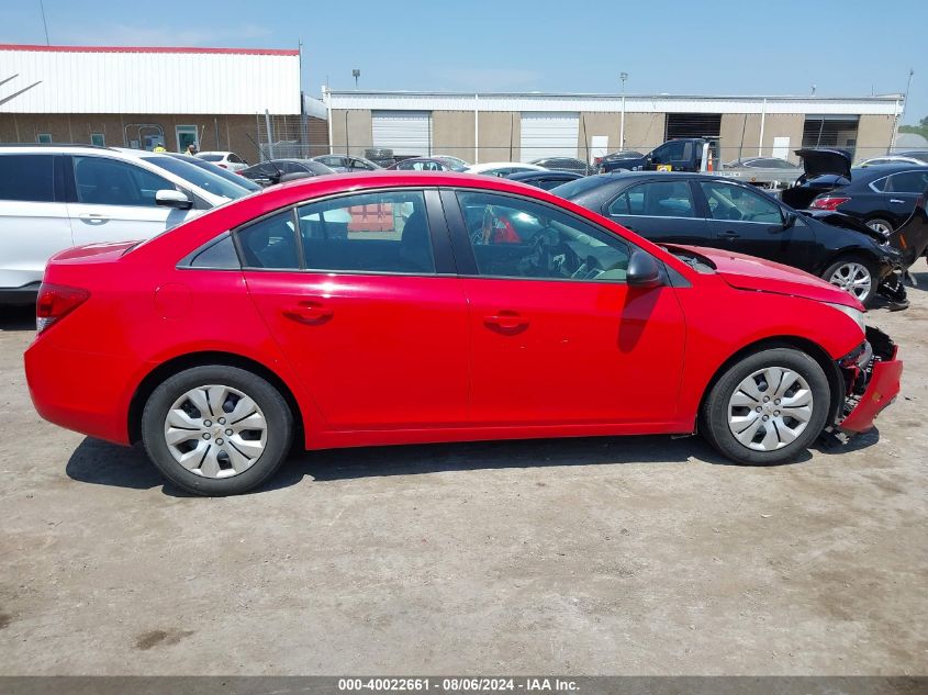 2015 Chevrolet Cruze Ls Auto VIN: 1G1PA5SH7F7172580 Lot: 40022661