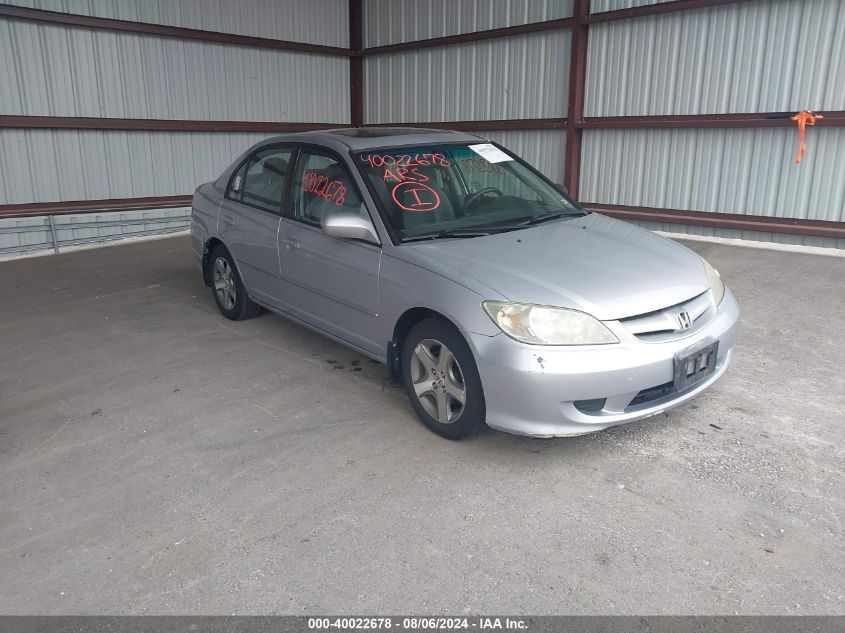 2004 Honda Civic Ex VIN: 1HGES26874L016694 Lot: 40666809