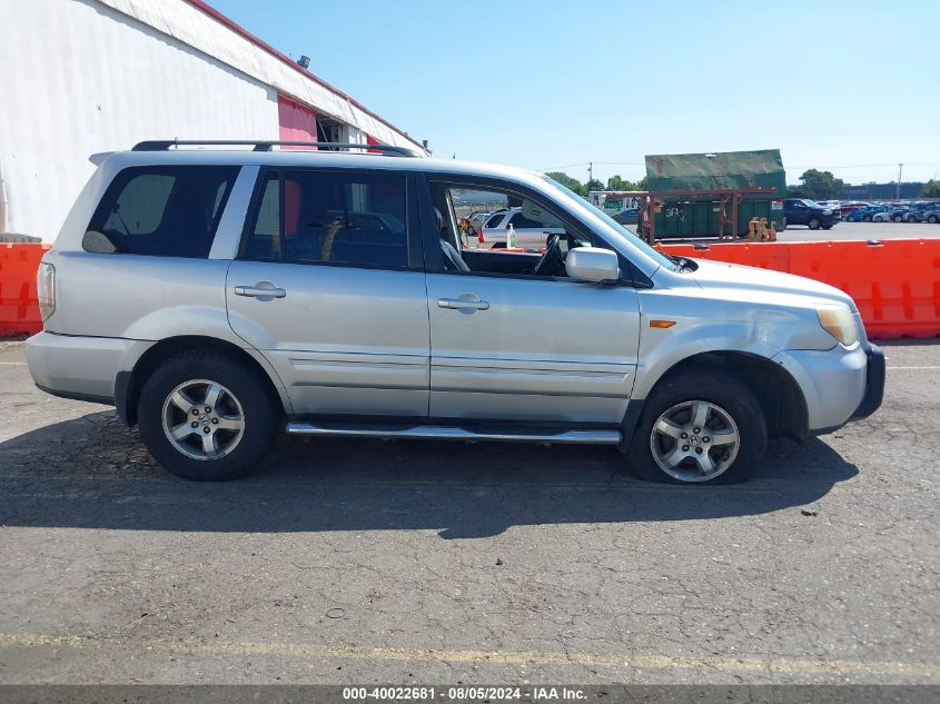 2006 Honda Pilot Ex-L VIN: 5FNYF18686B005764 Lot: 40022681