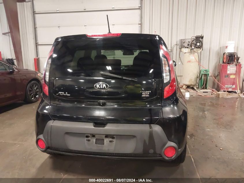 2014 Kia Soul + VIN: KNDJP3A58E7080612 Lot: 40022691