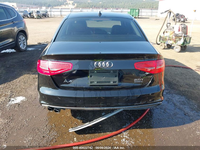 2016 Audi A4 2.0T Premium VIN: WAUHFAFL6GN003990 Lot: 40022742