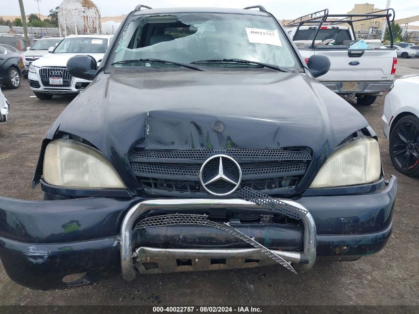 2000 Mercedes-Benz Ml 320 VIN: 4JGAB54E8YA183859 Lot: 40022757