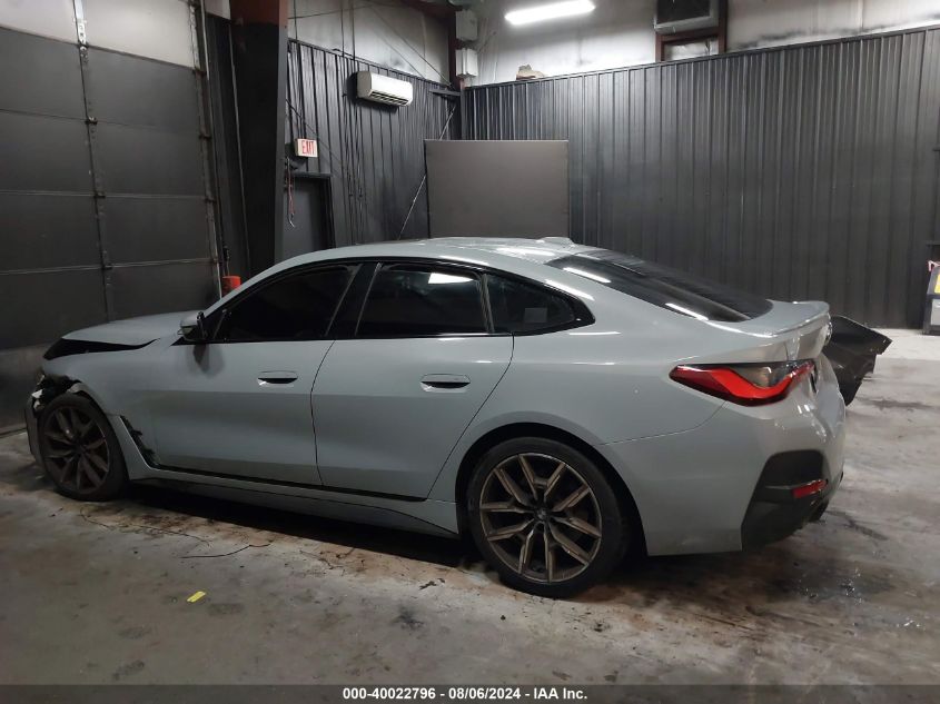 2022 BMW 430I Gran Coupe VIN: WBA63AV00NFM21329 Lot: 40022796