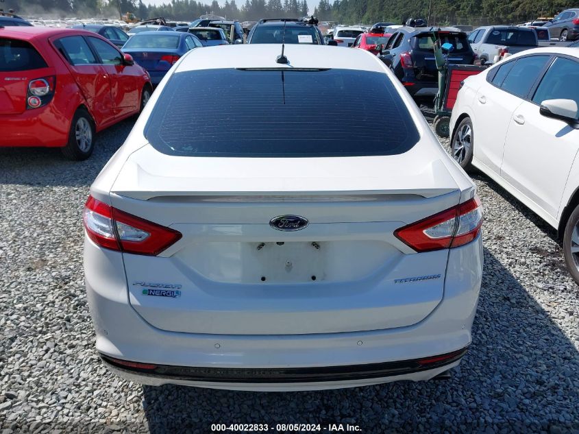 2015 Ford Fusion Energi Titanium VIN: 3FA6P0SU5FR280616 Lot: 40022833