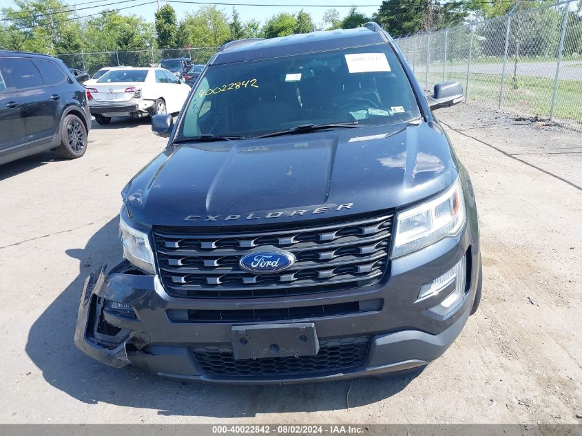 2017 Ford Explorer Xlt VIN: 1FM5K8D82HGD94386 Lot: 40022842