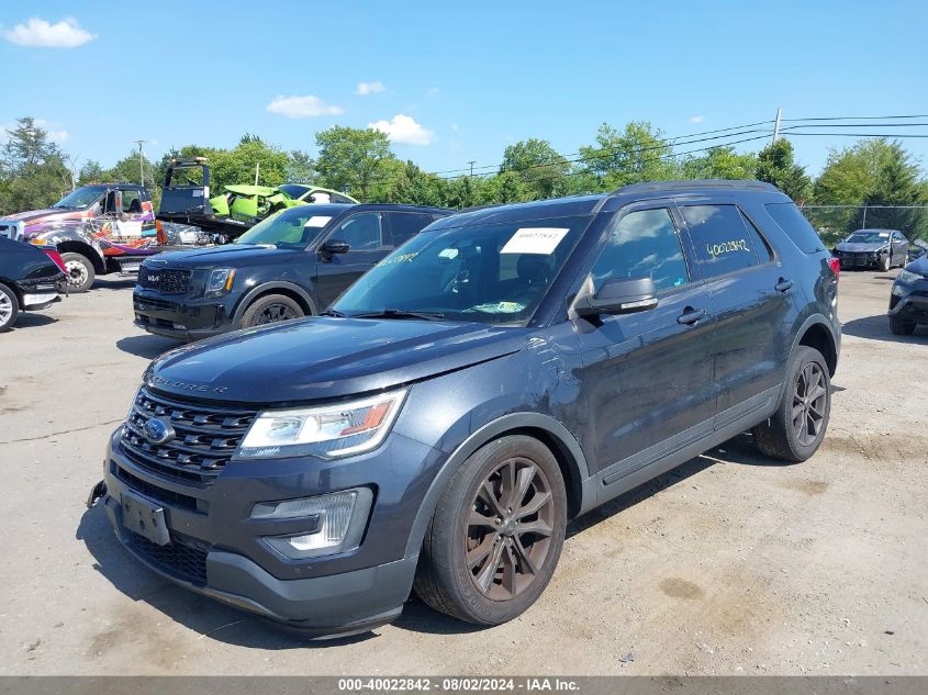 1FM5K8D82HGD94386 2017 FORD EXPLORER - Image 2