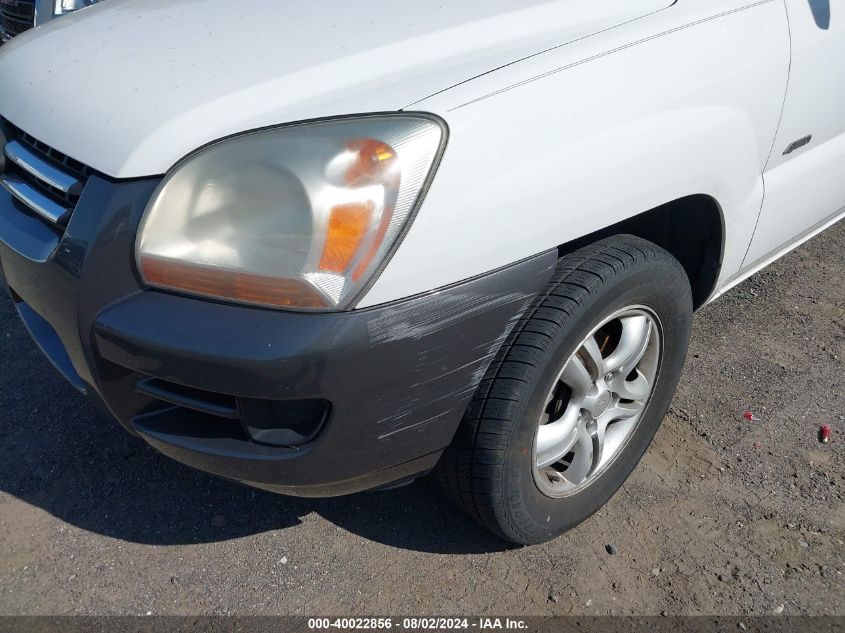 2006 Kia Sportage Ex V6/Lx V6 VIN: KNDJE723867182956 Lot: 40022856